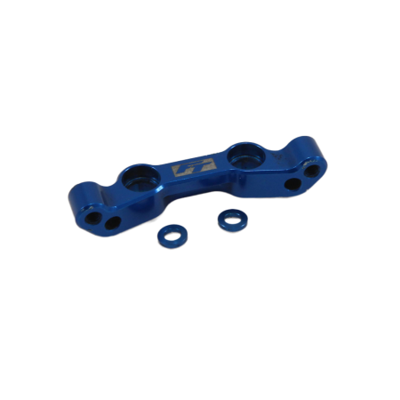 91984 Team Associated RC10B6.4 B7 FT Steering Rack, blue aluminium