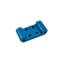 92436 Team Associated RC10B7 FT Front Bulkhead, 0 deg., blue aluminium