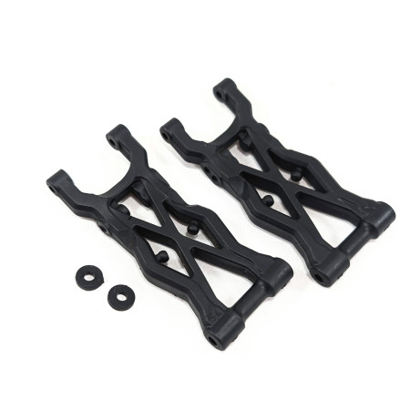 91855 Team Associated RC10B6.2 Rear Suspension Arms, 75mm