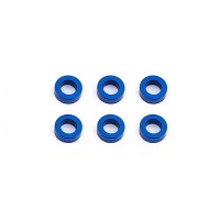 31383 Team Associated Ballstud Washers, 5.5x2.0mm - Blue Aluminium (6)