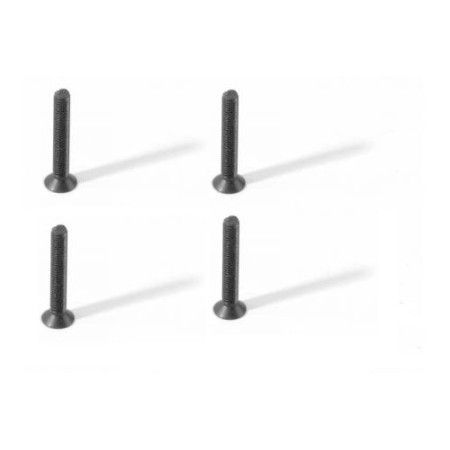 HB-Z087 HB D216 Flat Head Screw Hex Socket M3x20mm (4)