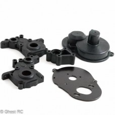 Kyosho RB6/RB6.6 Stand up 3 gear gearbox case, motor plate  and spur gear cover.