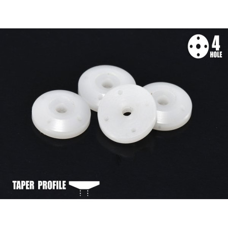 TD330178 Team Durango Big Bore Taper Pistons (4 x 1.0mm) (4)