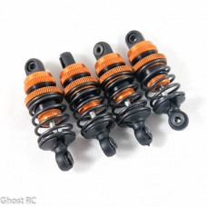 Xray 308307-O T4 Aluminum Shock Absorber Set (Orange)