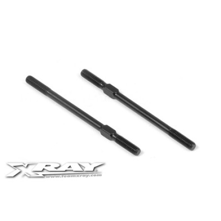 362610 Xray XB4 Adjustable Turnbuckle 50mm M3 L/R - Hudy Spring Steel (2)
